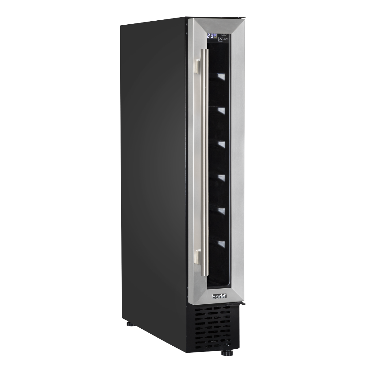 Extra-Slim 7 Bottle Wine Fridge & Cooler 15cm - Stainless Steel DH77