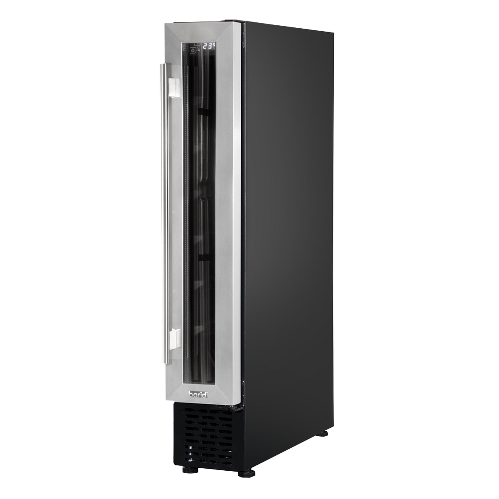 Extra-Slim 7 Bottle Wine Fridge & Cooler 15cm - Stainless Steel DH77