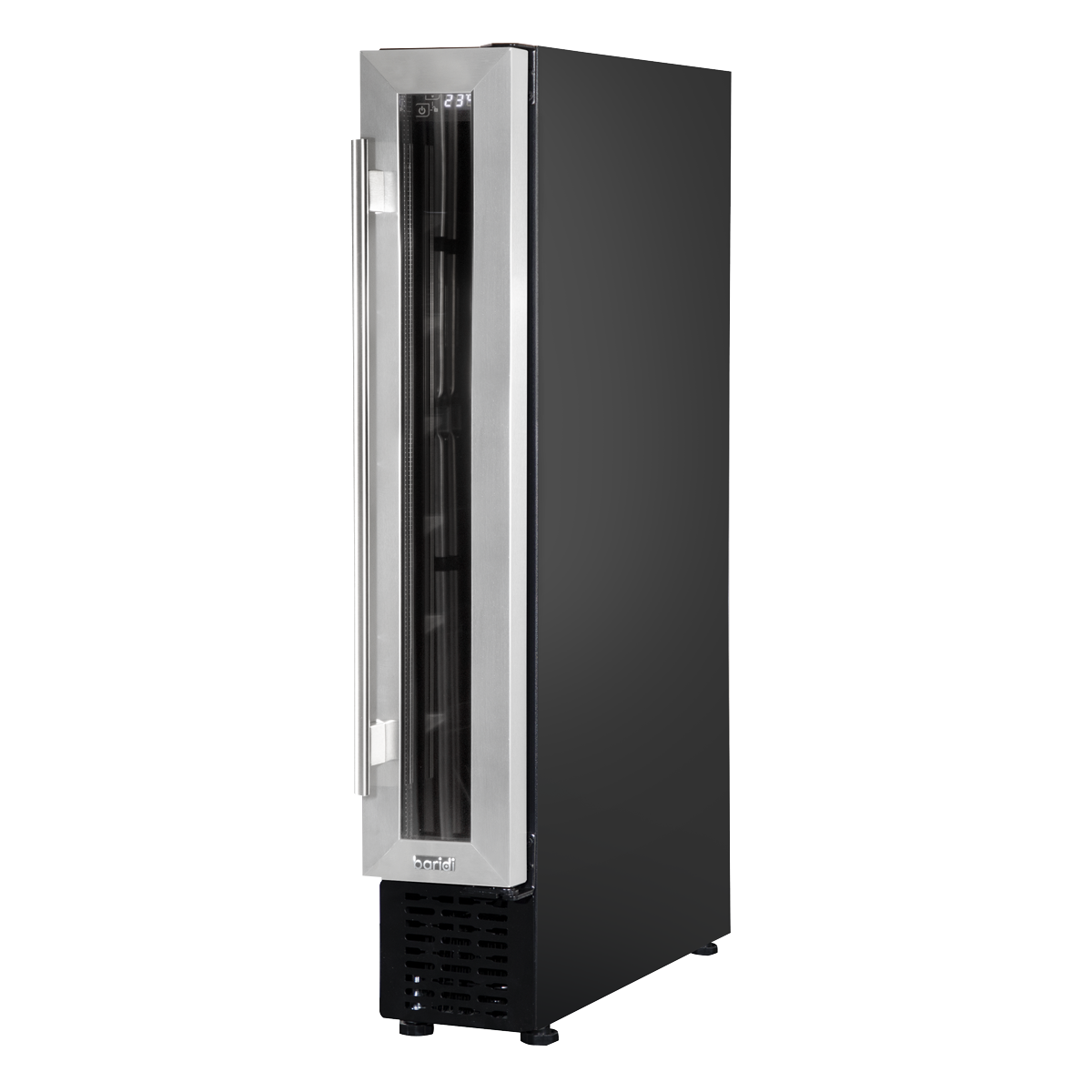 Extra-Slim 7 Bottle Wine Fridge & Cooler 15cm - Stainless Steel DH77