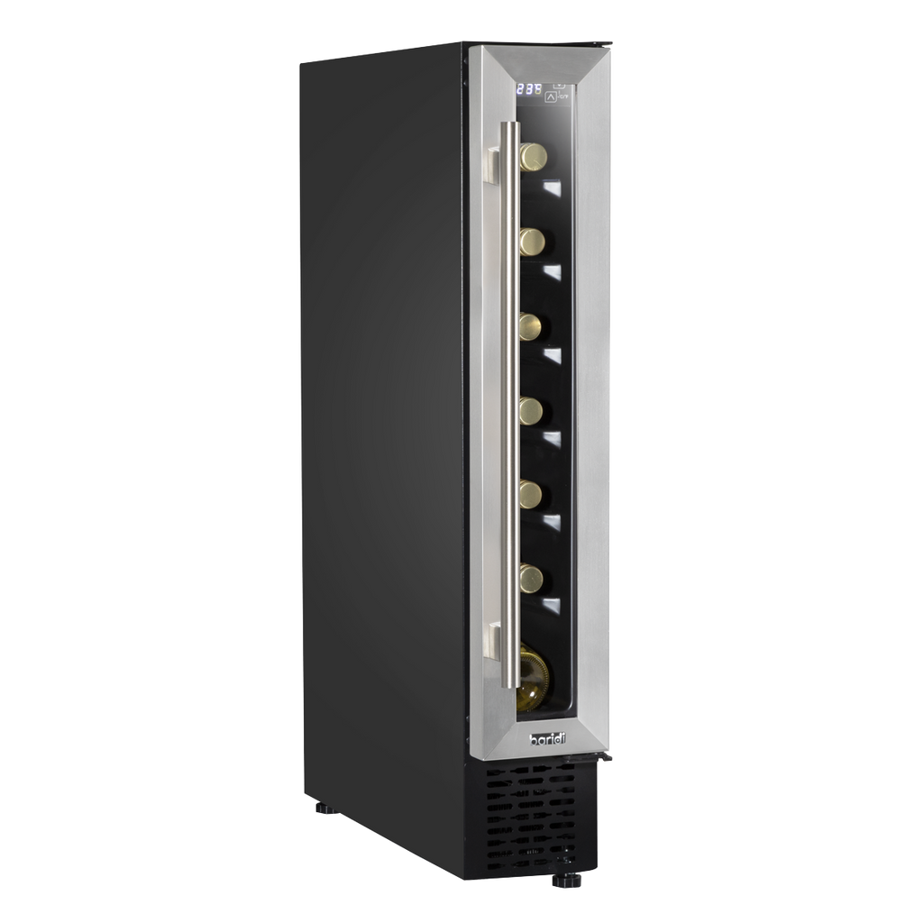 Extra-Slim 7 Bottle Wine Fridge & Cooler 15cm - Stainless Steel DH77