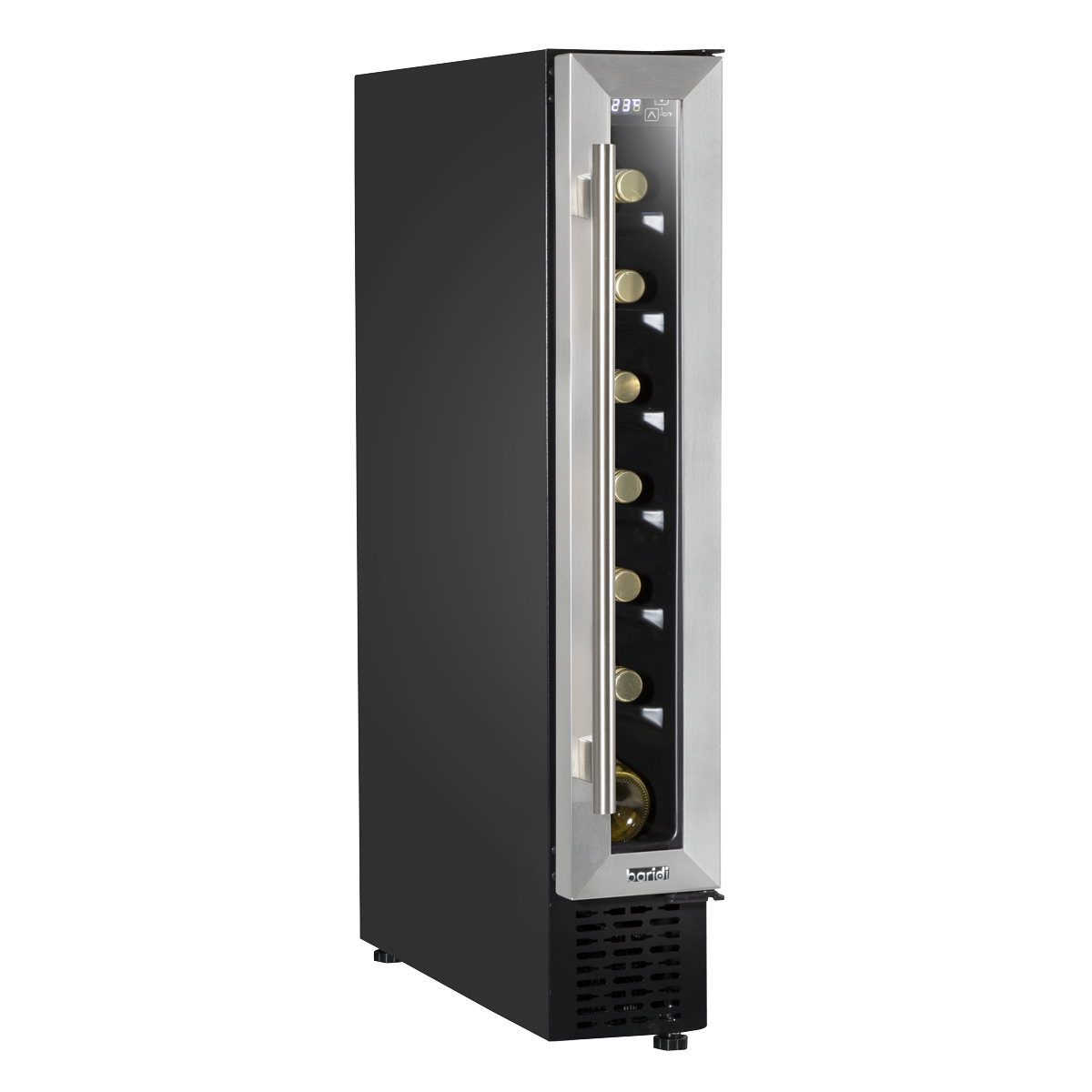 Extra-Slim 7 Bottle Wine Fridge & Cooler 15cm - Stainless Steel DH77
