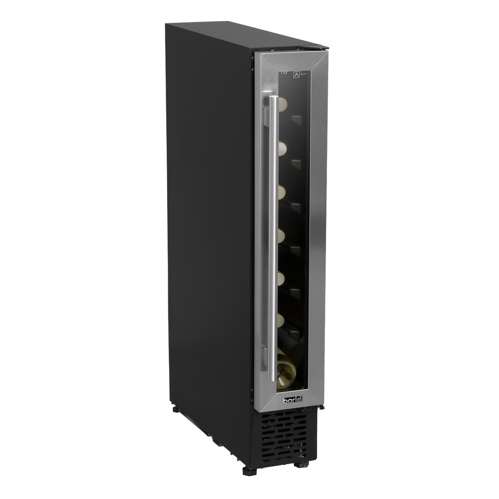 Extra-Slim 7 Bottle Wine Fridge & Cooler 15cm - Stainless Steel DH77