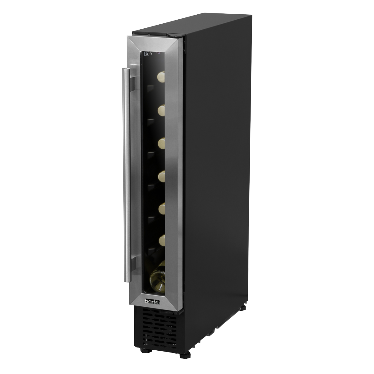 Extra-Slim 7 Bottle Wine Fridge & Cooler 15cm - Stainless Steel DH77