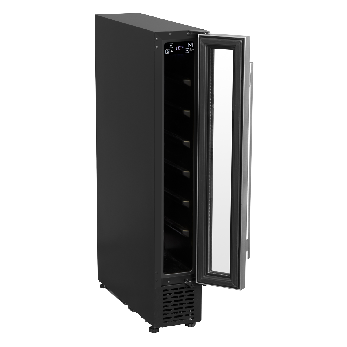 Extra-Slim 7 Bottle Wine Fridge & Cooler 15cm - Stainless Steel DH77
