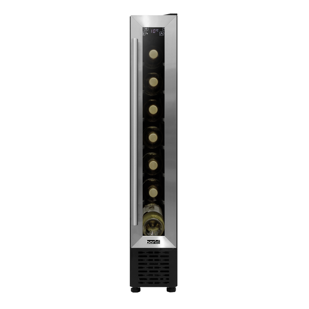 Extra-Slim 7 Bottle Wine Fridge & Cooler 15cm - Stainless Steel DH77