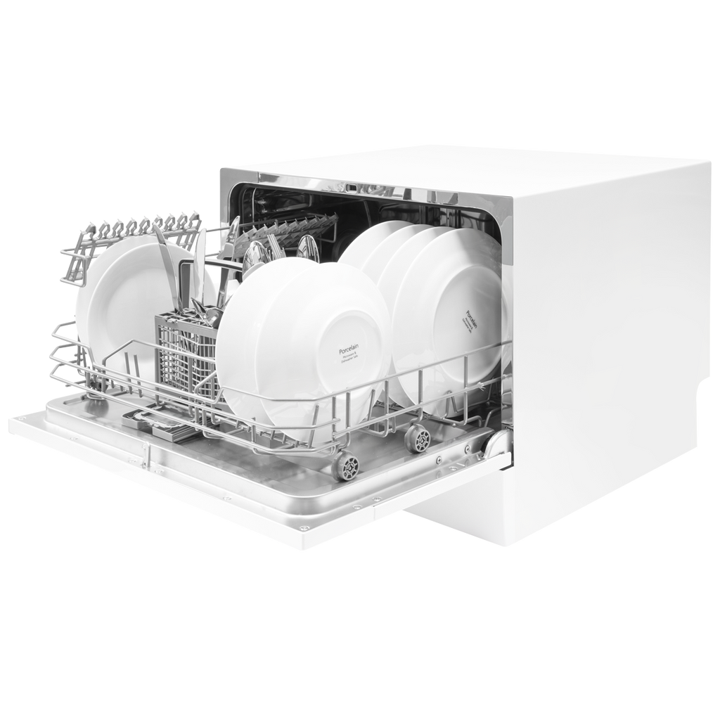 Tabletop Dishwasher 6 Place Settings 6.5L Capacity - White DH83