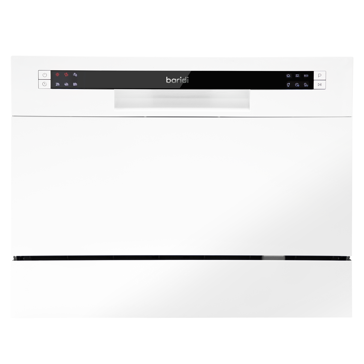 Tabletop Dishwasher 6 Place Settings 6.5L Capacity - White DH83