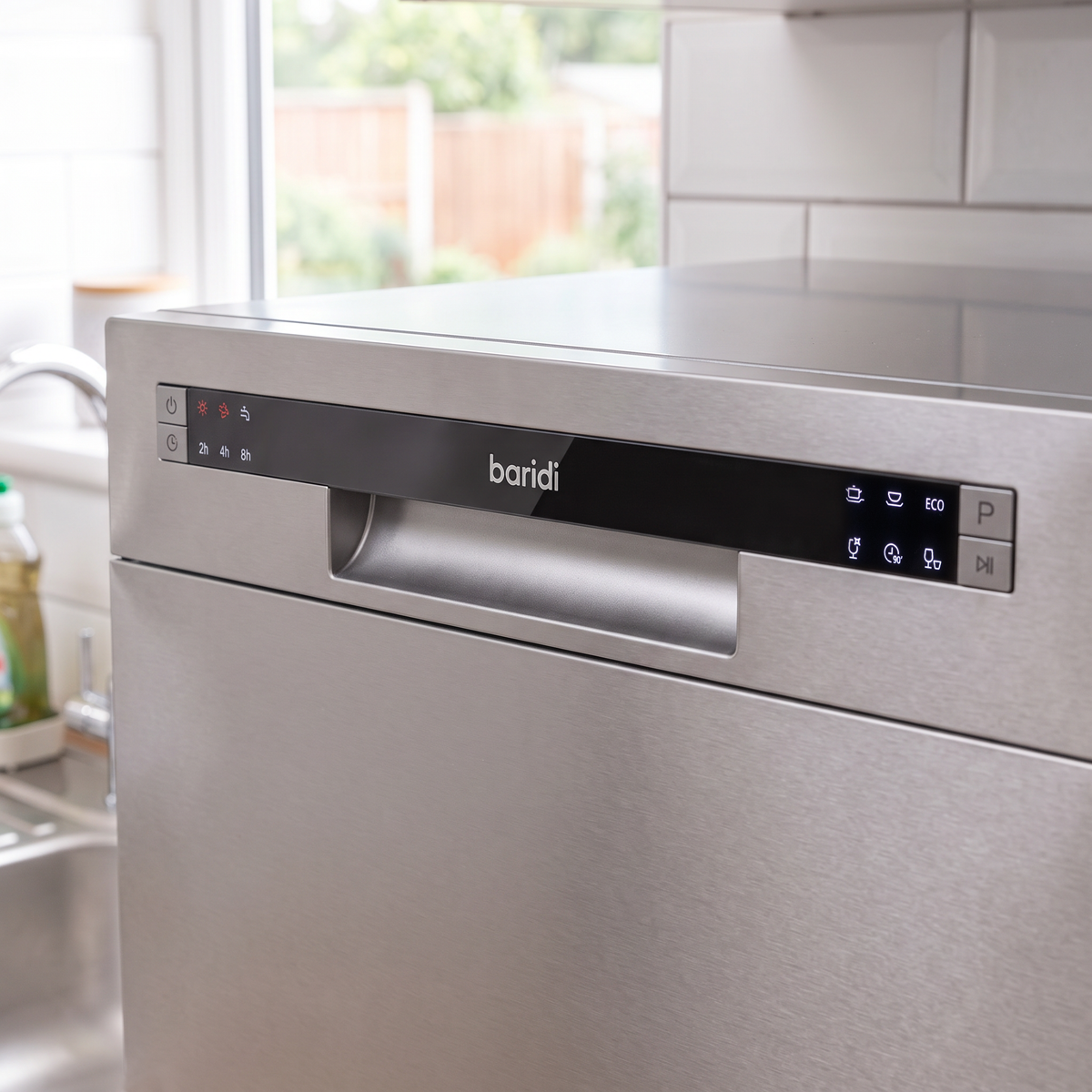 Tabletop Dishwasher 6 Place Settings 6.5L Capacity - Silver DH84