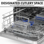 Tabletop Dishwasher 6 Place Settings 6.5L Capacity - Silver DH84