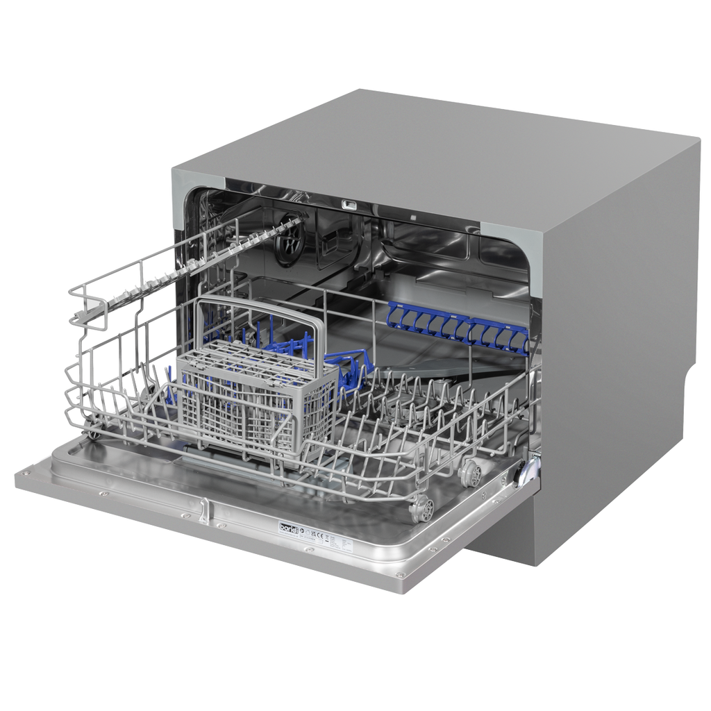 Tabletop Dishwasher 6 Place Settings 6.5L Capacity - Silver DH84