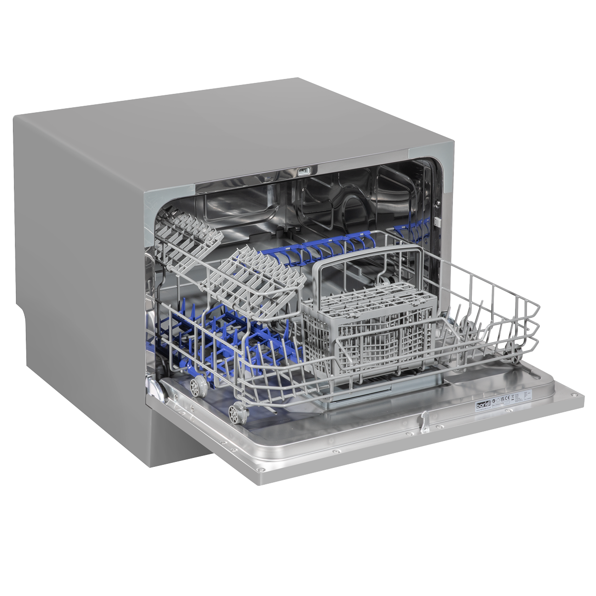 Tabletop Dishwasher 6 Place Settings 6.5L Capacity - Silver DH84