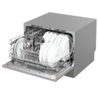 Tabletop Dishwasher 6 Place Settings 6.5L Capacity - Silver DH84