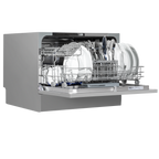 Tabletop Dishwasher 6 Place Settings 6.5L Capacity - Silver DH84