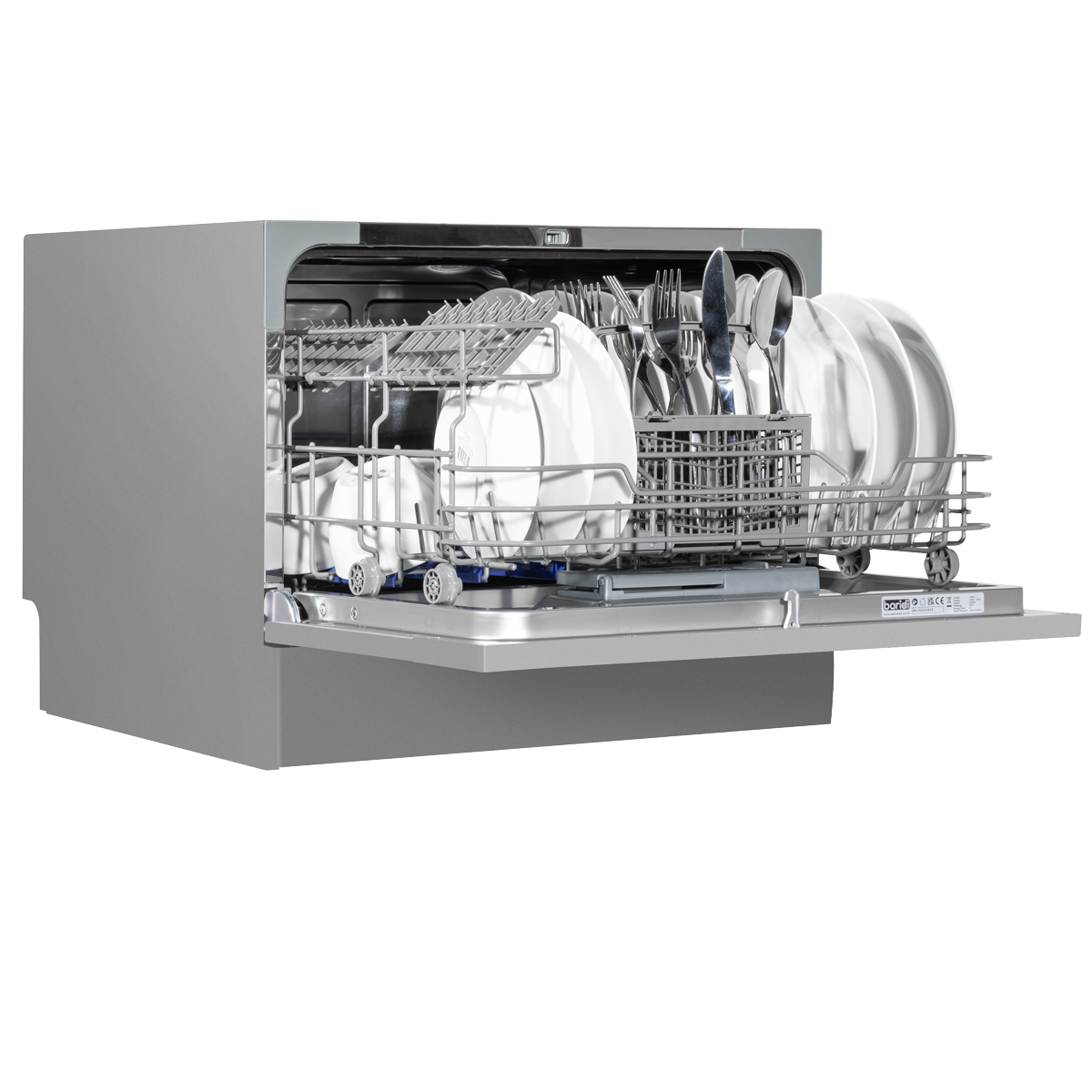 Tabletop Dishwasher 6 Place Settings 6.5L Capacity - Silver DH84