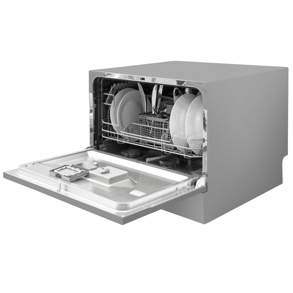 Tabletop Dishwasher 6 Place Settings 6.5L Capacity - Silver DH84