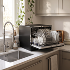 Tabletop Dishwasher 6 Place Settings 6.5L Capacity - Black DH85