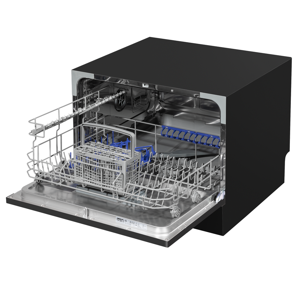 Tabletop Dishwasher 6 Place Settings 6.5L Capacity - Black DH85