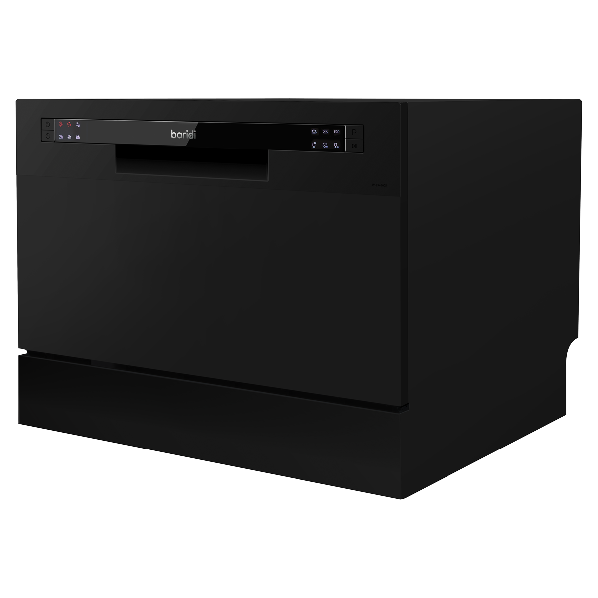 Tabletop Dishwasher 6 Place Settings 6.5L Capacity - Black DH85