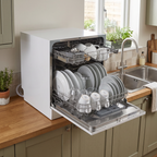Tabletop Dishwasher 6 Place Settings 8L Capacity - White DH86