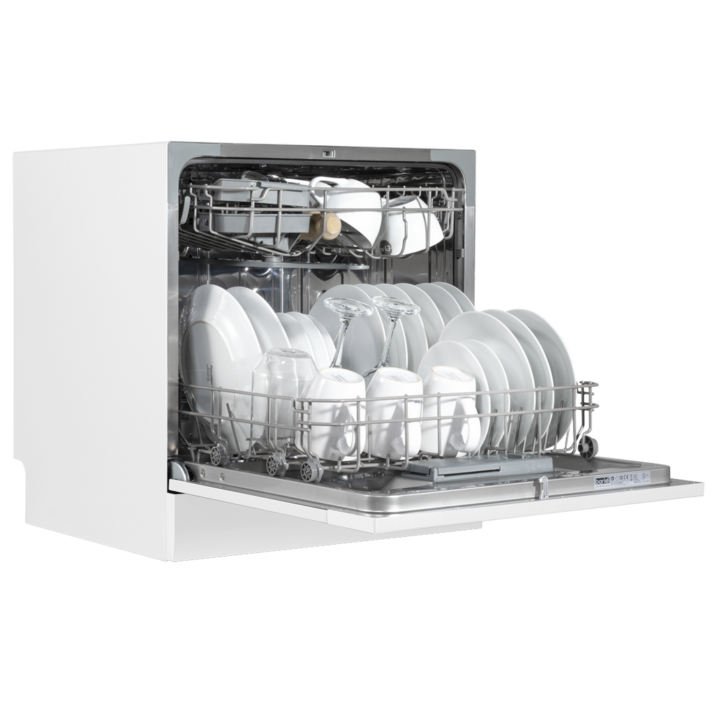 Tabletop Dishwasher 6 Place Settings 8L Capacity - White DH86