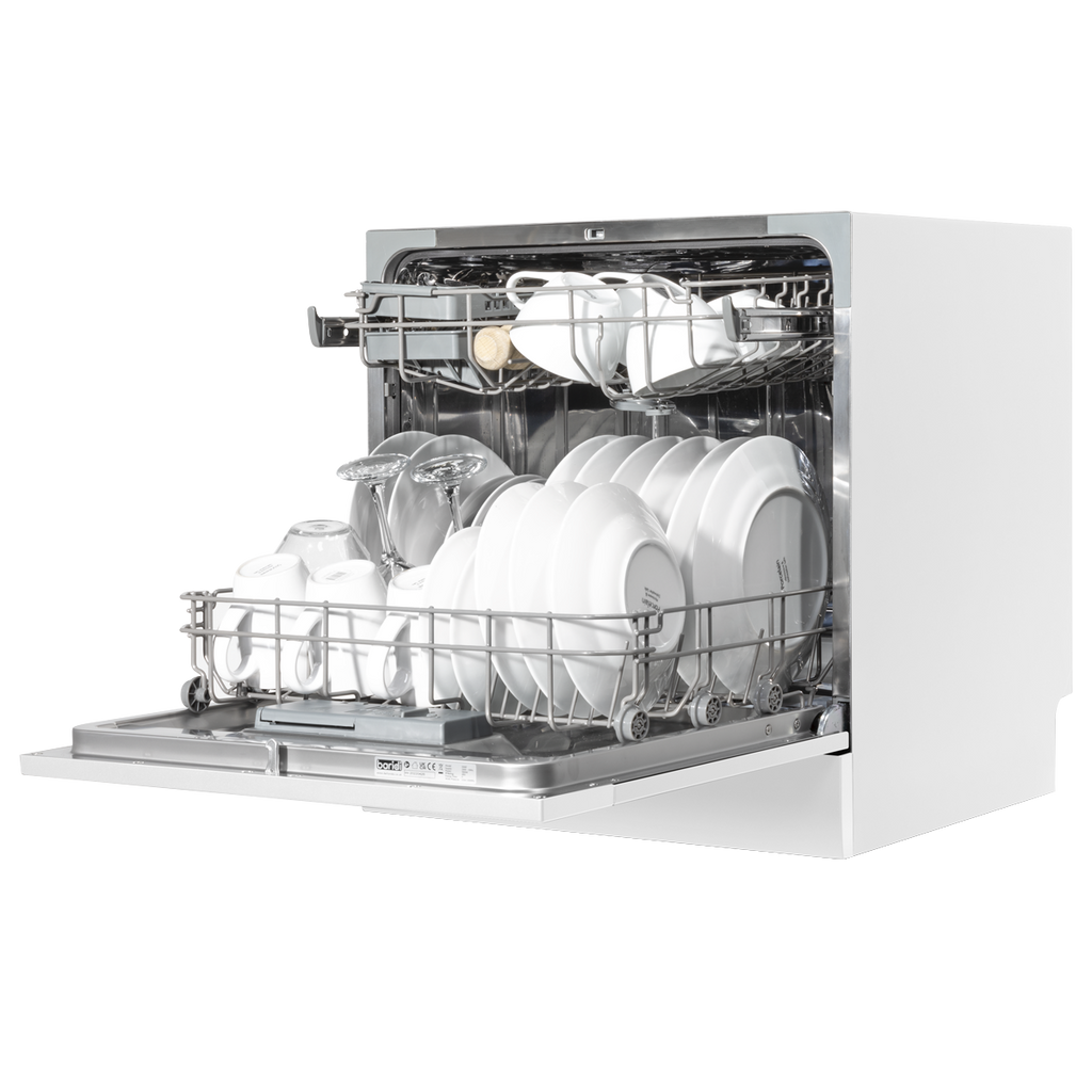 Tabletop Dishwasher 6 Place Settings 8L Capacity - White DH86