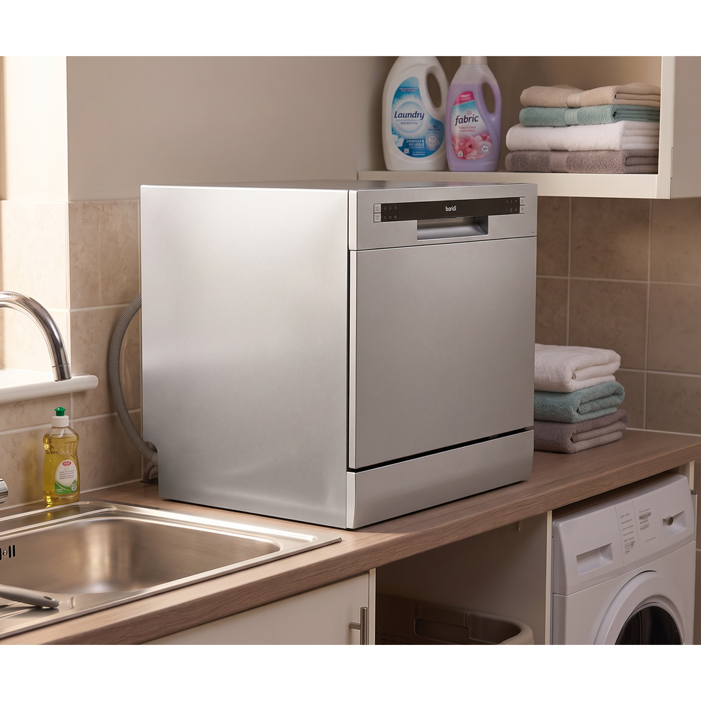 Tabletop Dishwasher 8 Place Settings 8L Capacity - Silver DH87