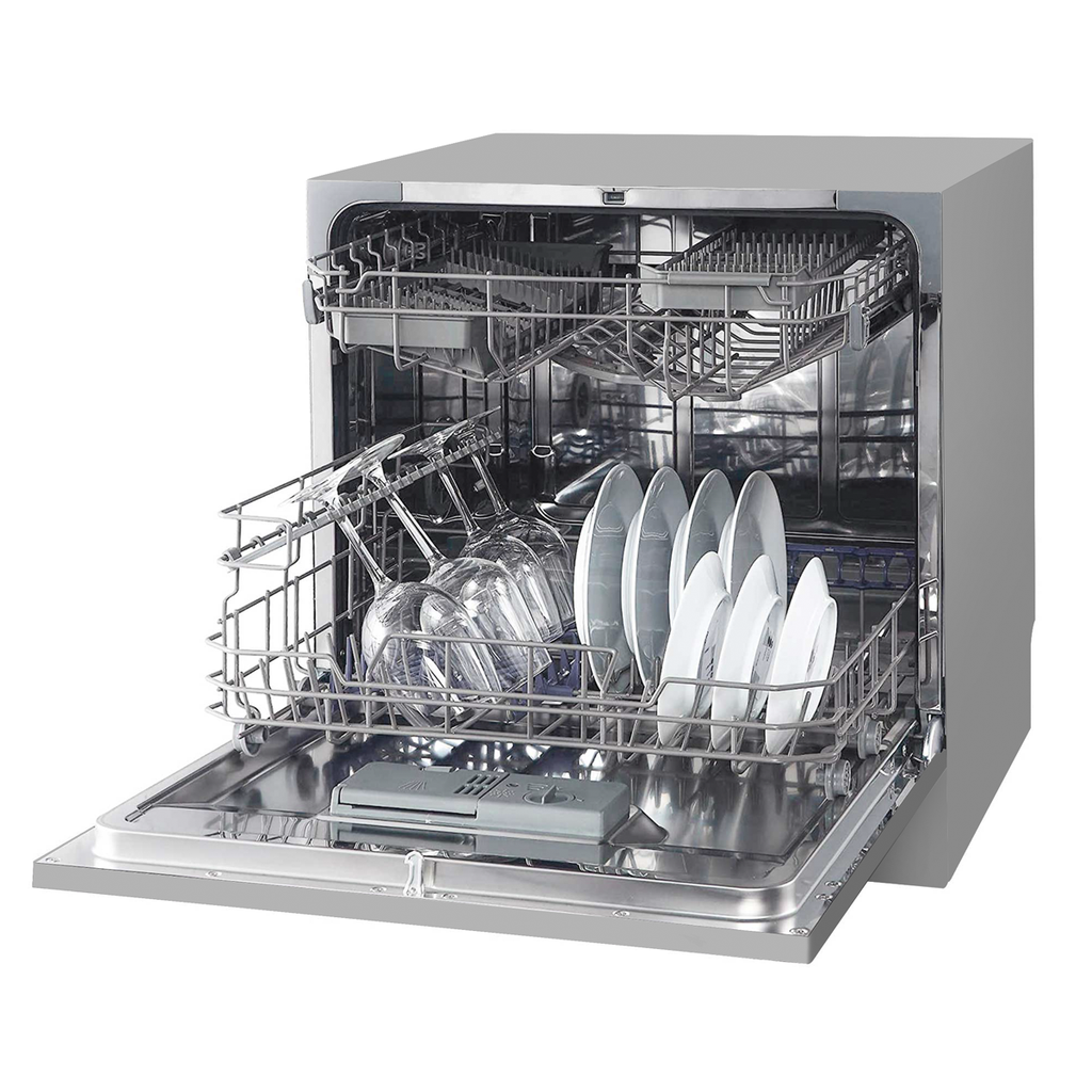 Tabletop Dishwasher 8 Place Settings 8L Capacity - Silver DH87