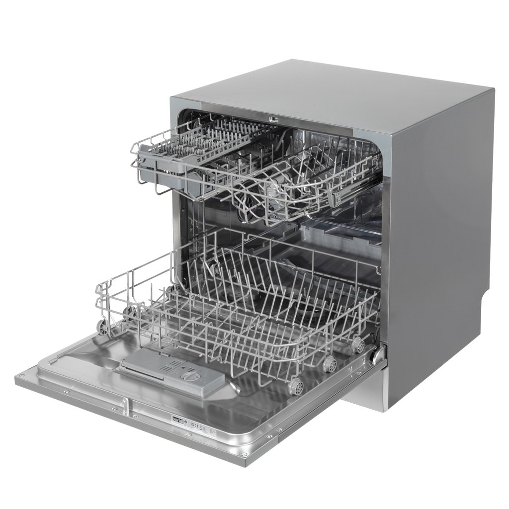 Tabletop Dishwasher 8 Place Settings 8L Capacity - Silver DH87