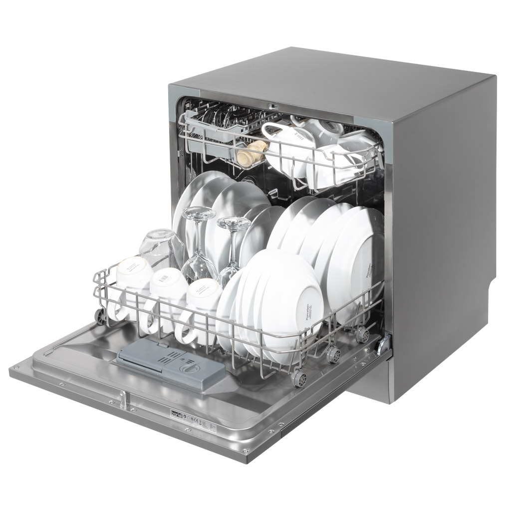 Tabletop Dishwasher 8 Place Settings 8L Capacity - Silver DH87