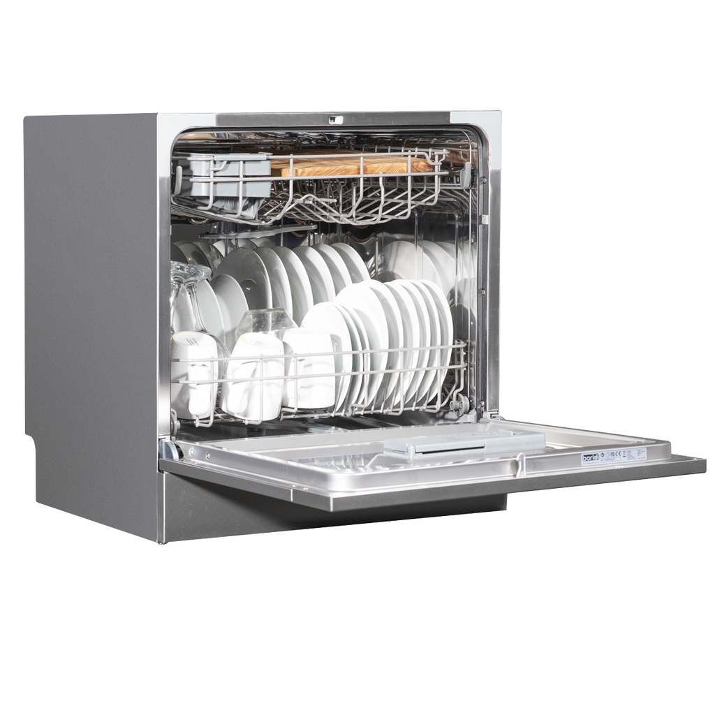 Tabletop Dishwasher 8 Place Settings 8L Capacity - Silver DH87