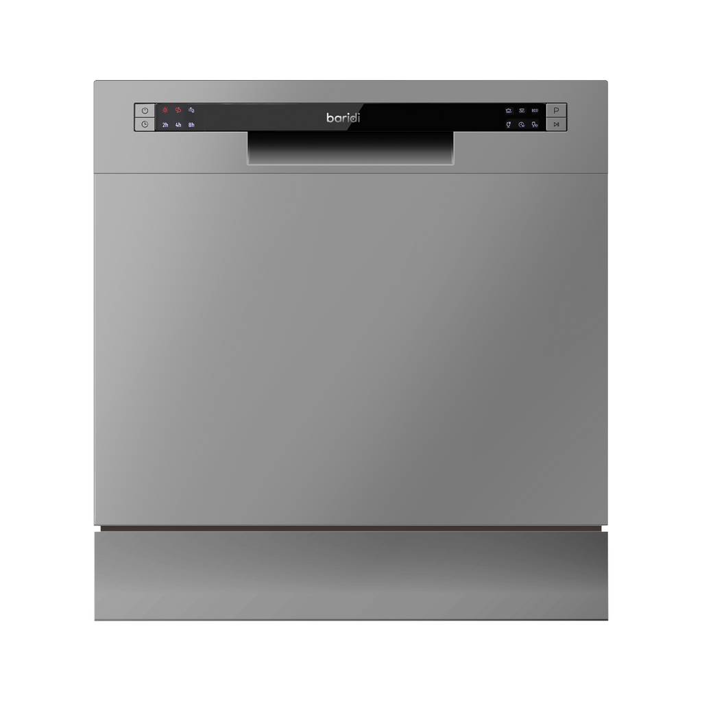 Tabletop Dishwasher 8 Place Settings 8L Capacity - Silver DH87