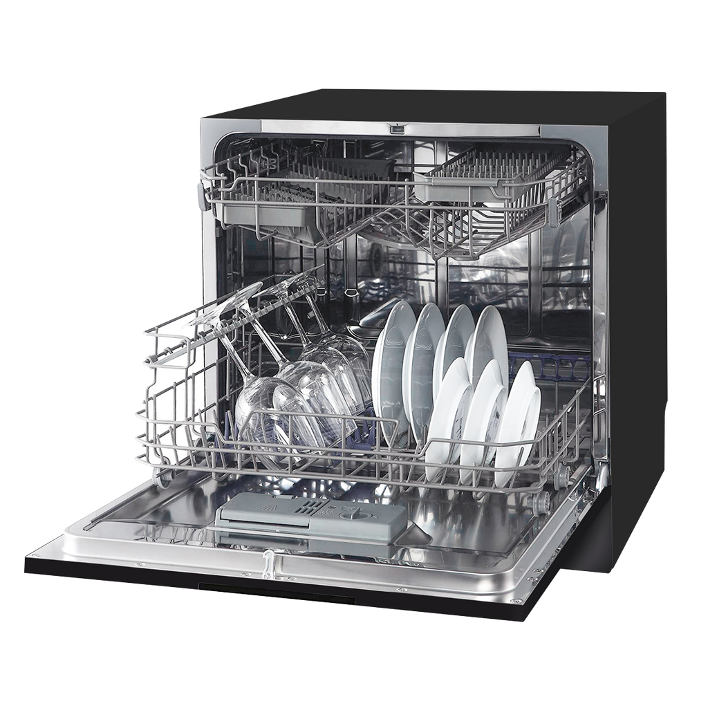Tabletop Dishwasher 8 Place Settings 8L Capacity - Black DH88