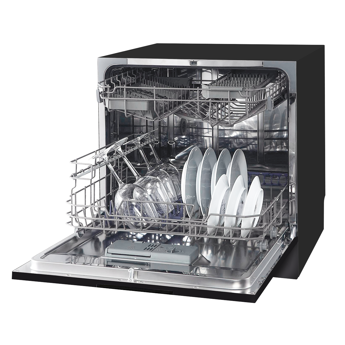 Tabletop Dishwasher 8 Place Settings 8L Capacity - Black DH88