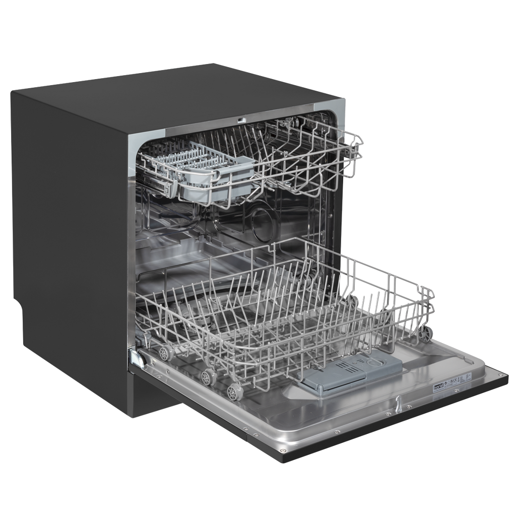 Tabletop Dishwasher 8 Place Settings 8L Capacity - Black DH88