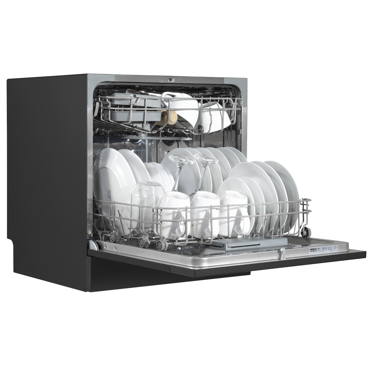 Tabletop Dishwasher 8 Place Settings 8L Capacity - Black DH88
