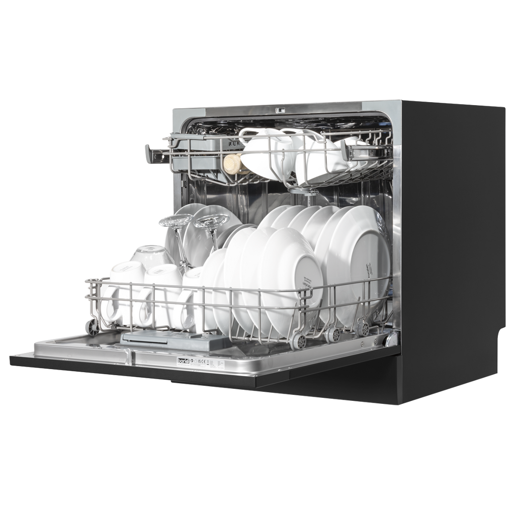 Tabletop Dishwasher 8 Place Settings 8L Capacity - Black DH88