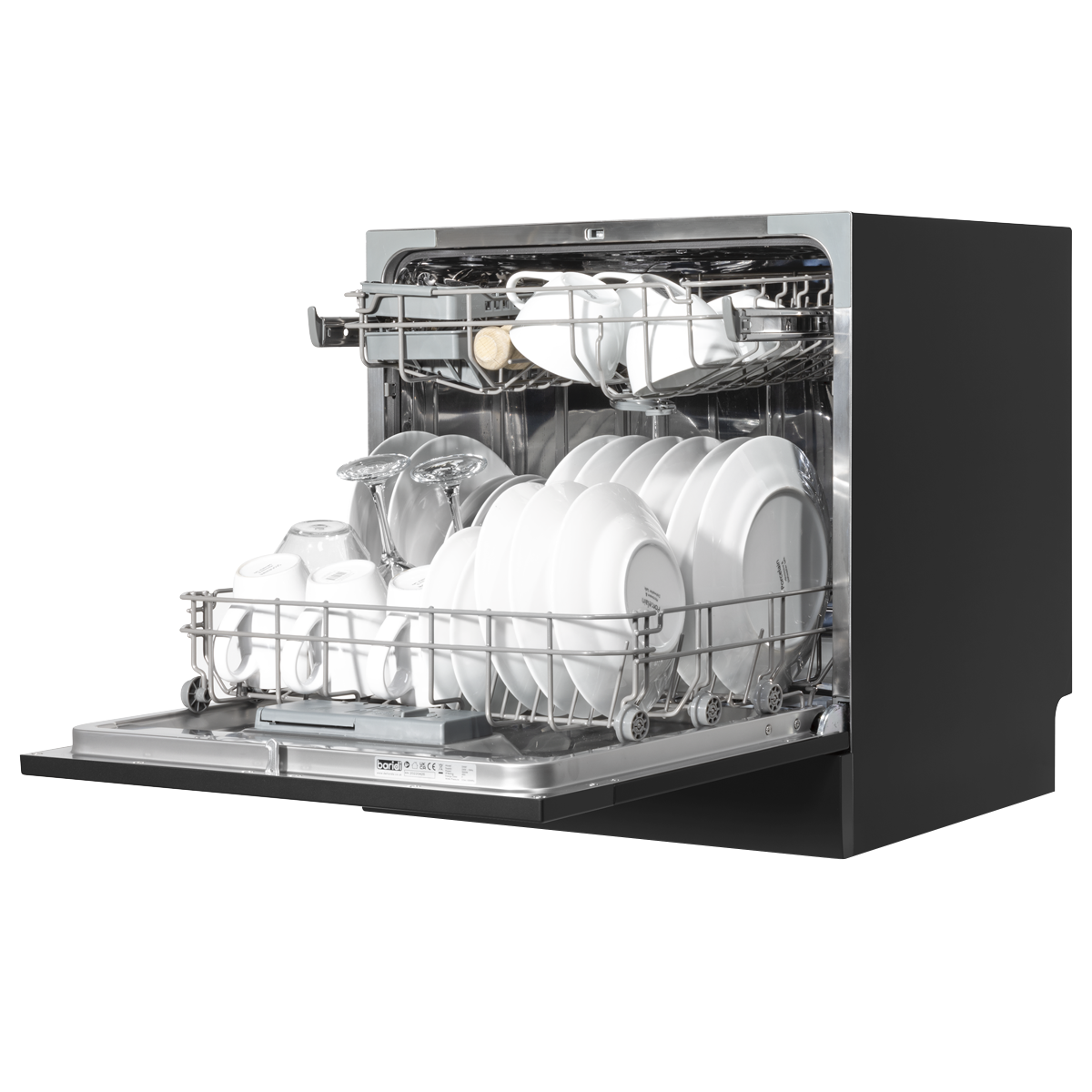 Tabletop Dishwasher 8 Place Settings 8L Capacity - Black DH88