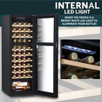44 Bottle Dual Zone Wine Fridge & Cooler DH92