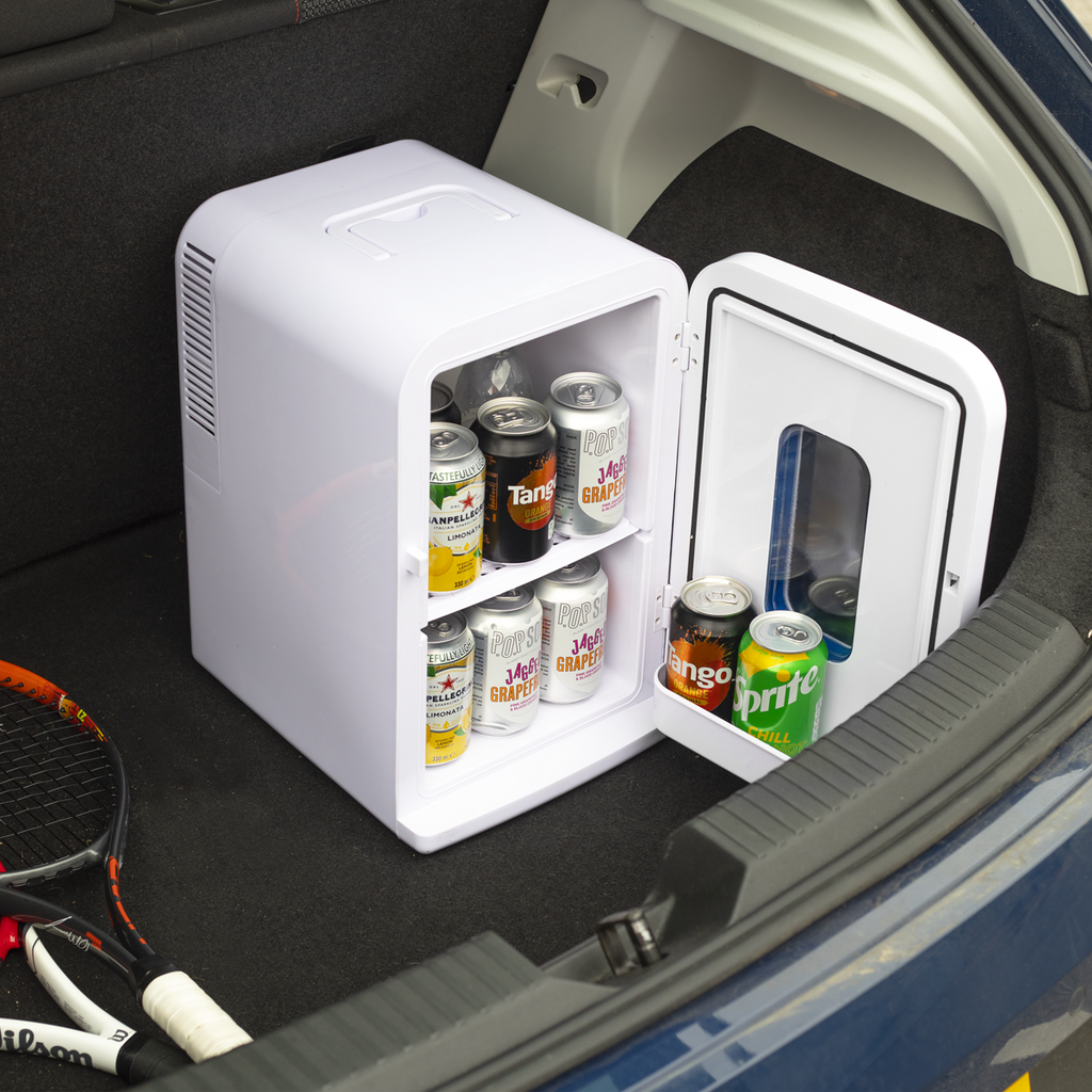 Mini Fridge/Warmer 15L Capacity 12V/230V - White DH94