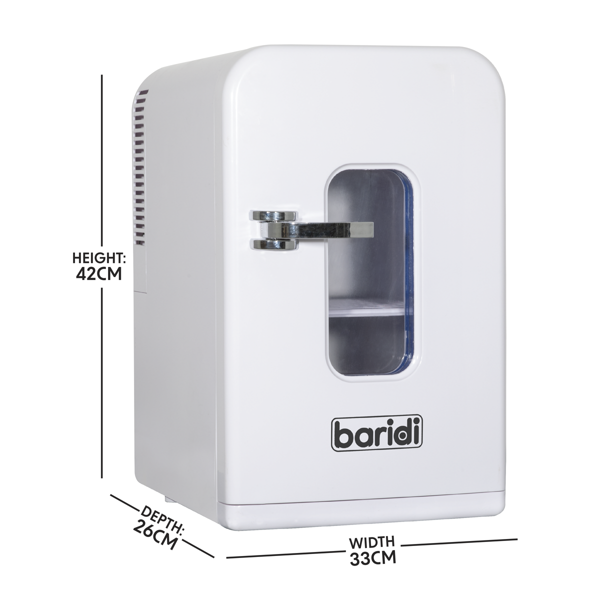 Mini Fridge/Warmer 15L Capacity 12V/230V - White DH94