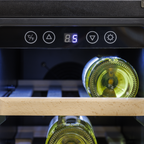 40 Bottle/120 Can Undercounter/Freestanding Dual Zone Wine Fridge & Cooler 60cm DH96