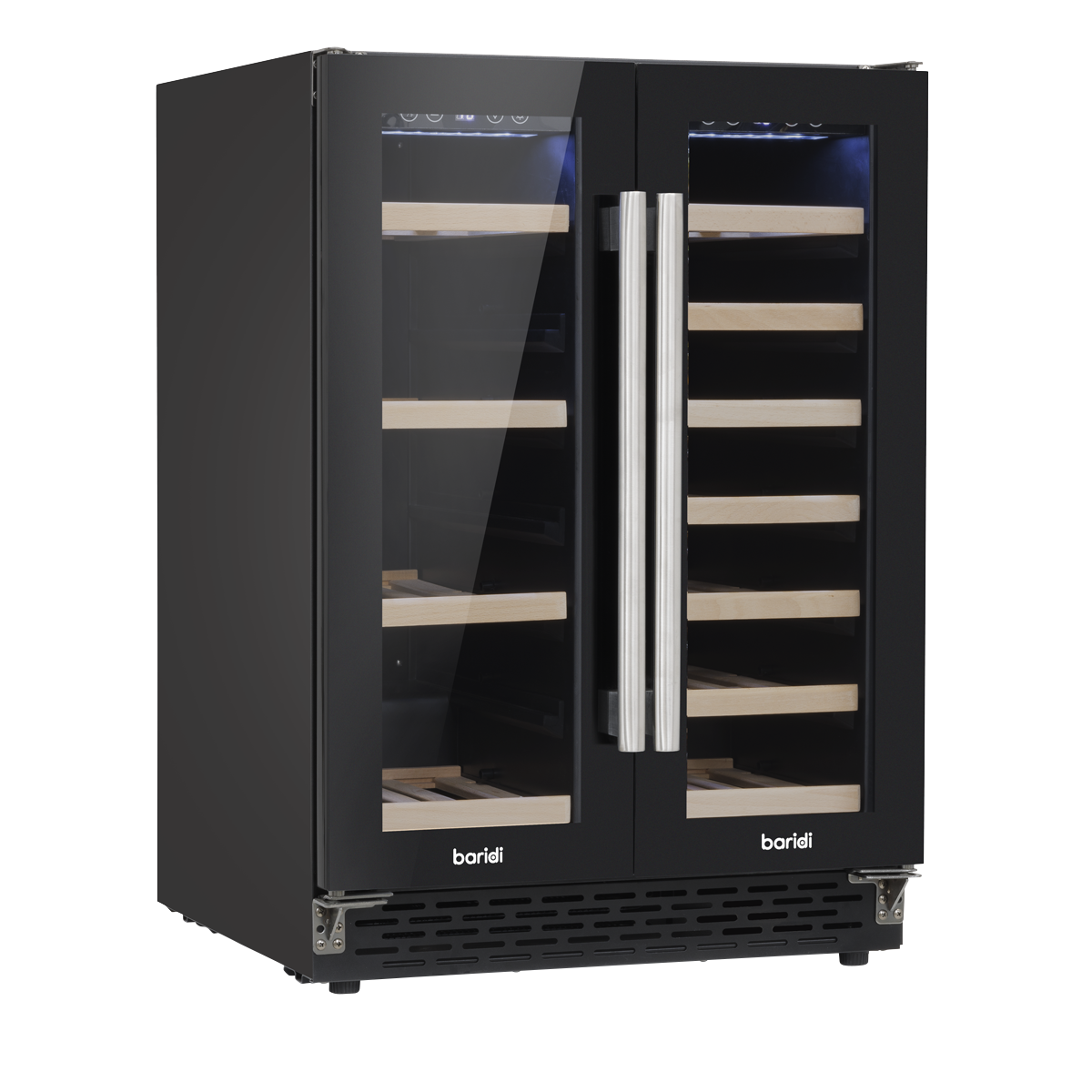 40 Bottle/120 Can Undercounter/Freestanding Dual Zone Wine Fridge & Cooler 60cm DH96