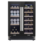 40 Bottle/120 Can Undercounter/Freestanding Dual Zone Wine Fridge & Cooler 60cm DH96