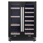40 Bottle/120 Can Undercounter/Freestanding Dual Zone Wine Fridge & Cooler 60cm DH96