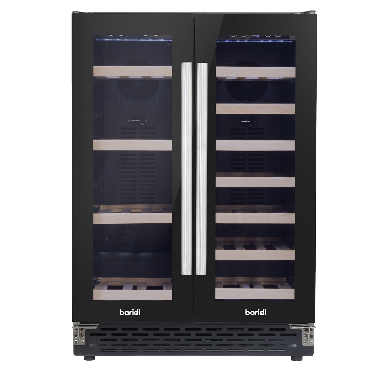 40 Bottle/120 Can Undercounter/Freestanding Dual Zone Wine Fridge & Cooler 60cm DH96