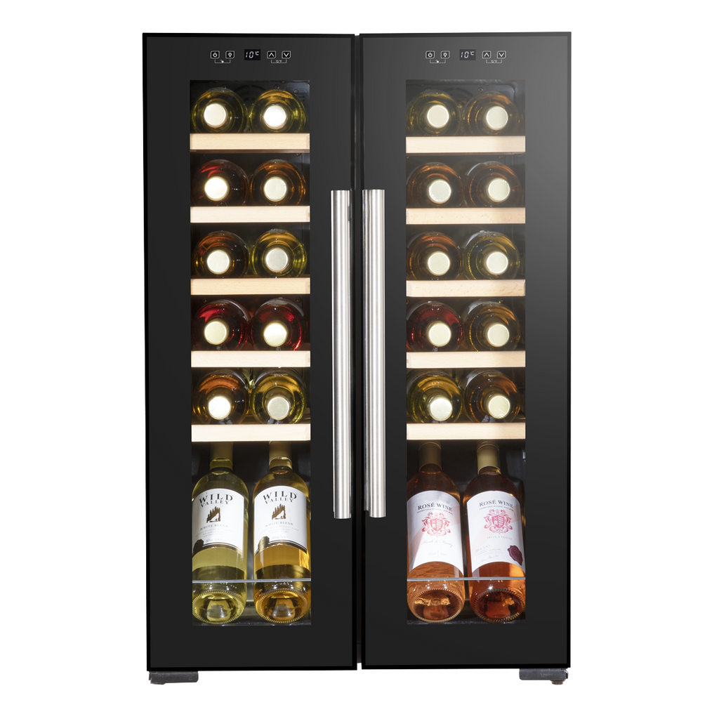 24 Bottle Dual Zone Wine Fridge & Cooler DH97