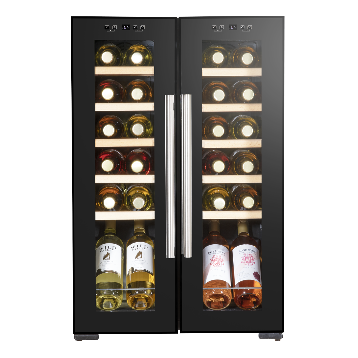 24 Bottle Dual Zone Wine Fridge & Cooler DH97