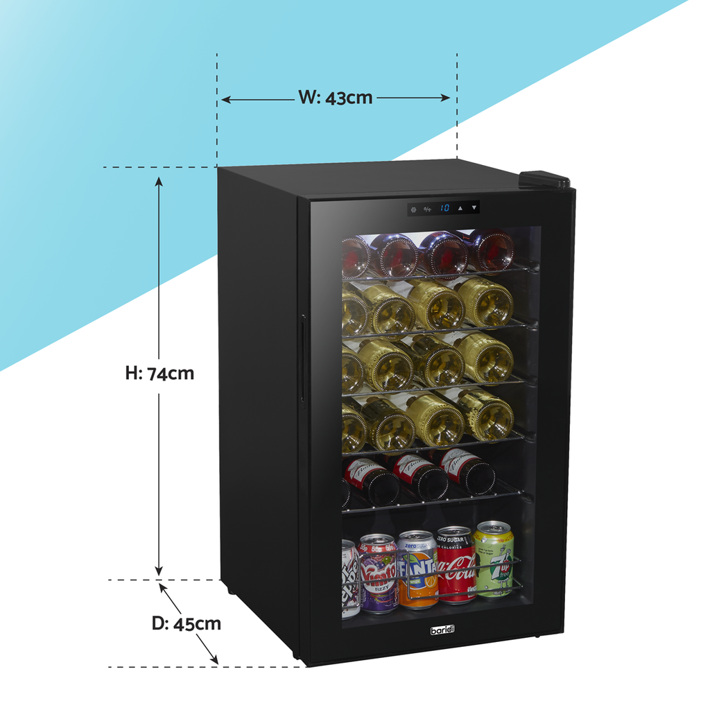 24 Bottle Tabletop Wine Fridge & Cooler DH9