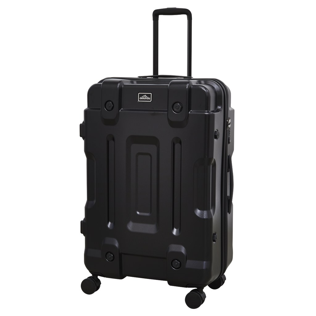 Lightweight ABS Luggage Set 3pc - Black DL10