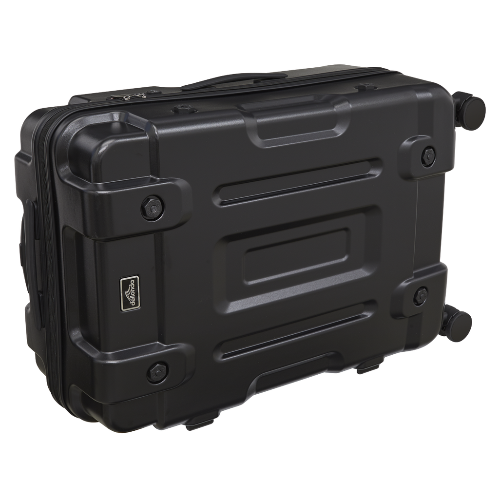 Lightweight ABS Luggage Set 3pc - Black DL10